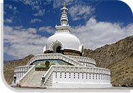 Shanti Stupa, Leh