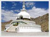 Shanti Stupa, Leh